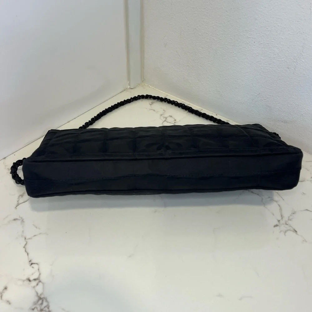 CHANEL Black  East West Canvas   Bag - Picture 5 of 13
